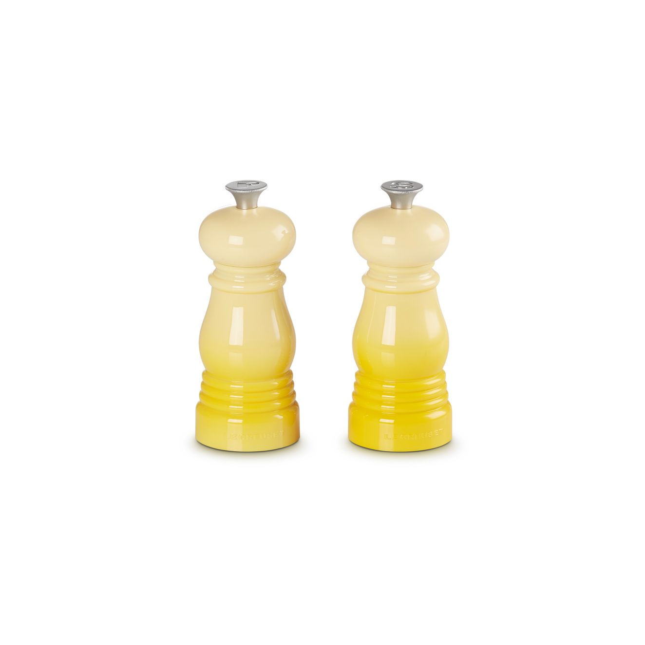 Le Creuset-Le Creuset Mini 11cm Set of Salt & Pepper Mills Soleil